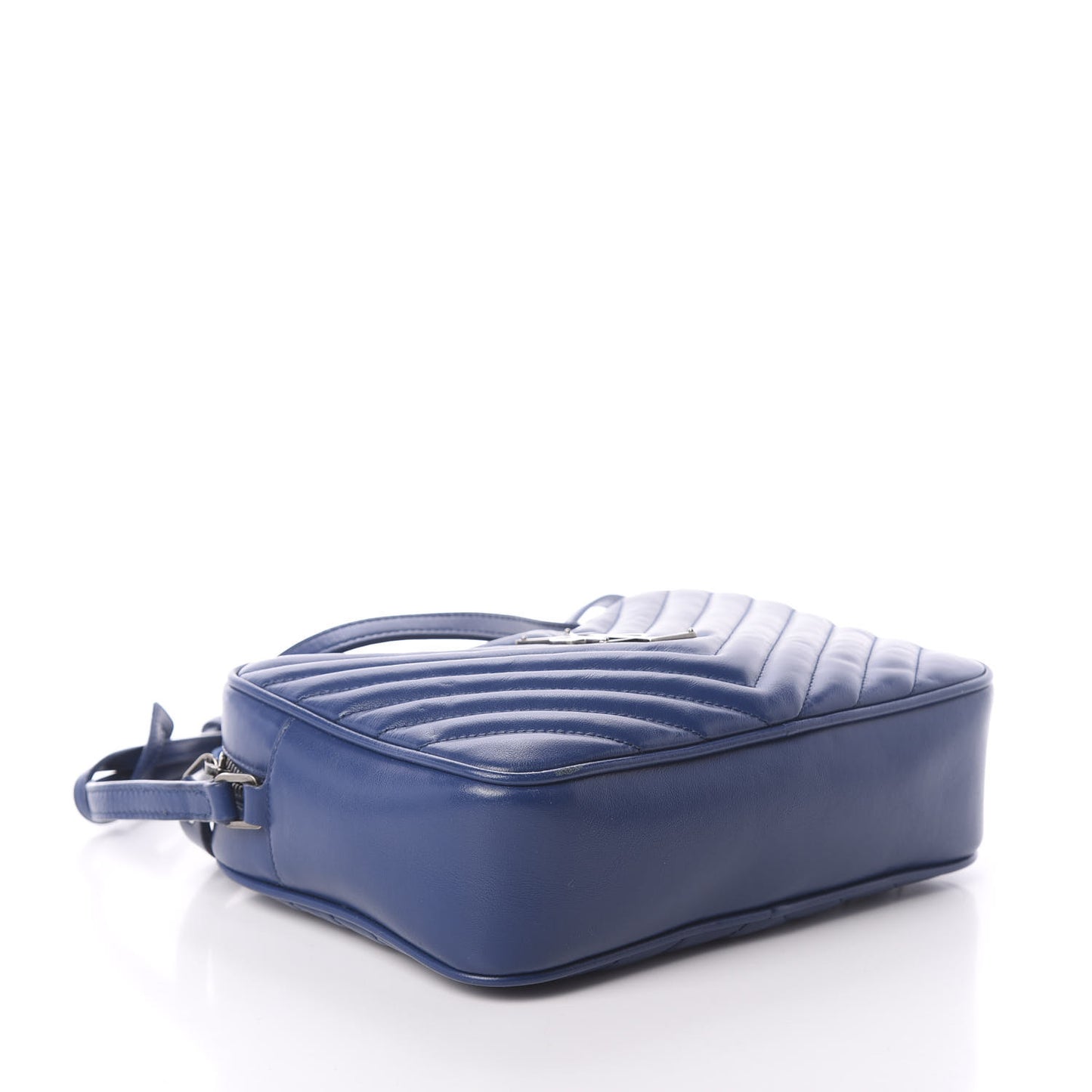 Calfskin Matelasse Monogram Lou Camera Bag Blue