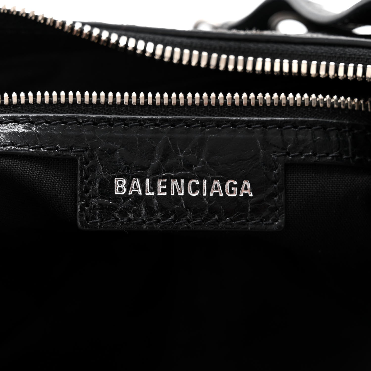 Balenciaga Agneau Arena Small Le Cagole Shoulder Bag Black 6 of 10