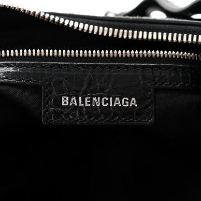 Balenciaga Agneau Arena Small Le Cagole Shoulder Bag Black 6 of 10