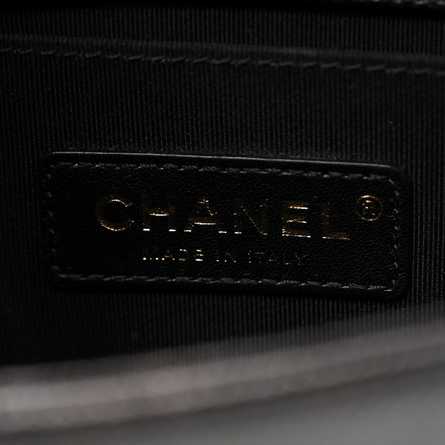 Chanel Caviar Chevron Quilted Small Boy Flap Black 6 of 10