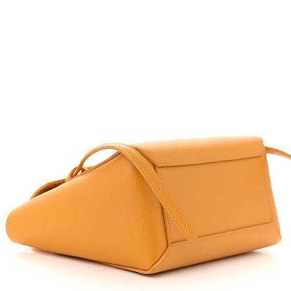 Celine Grained Calfskin Nano Belt Bag Sunflower 9 of 10