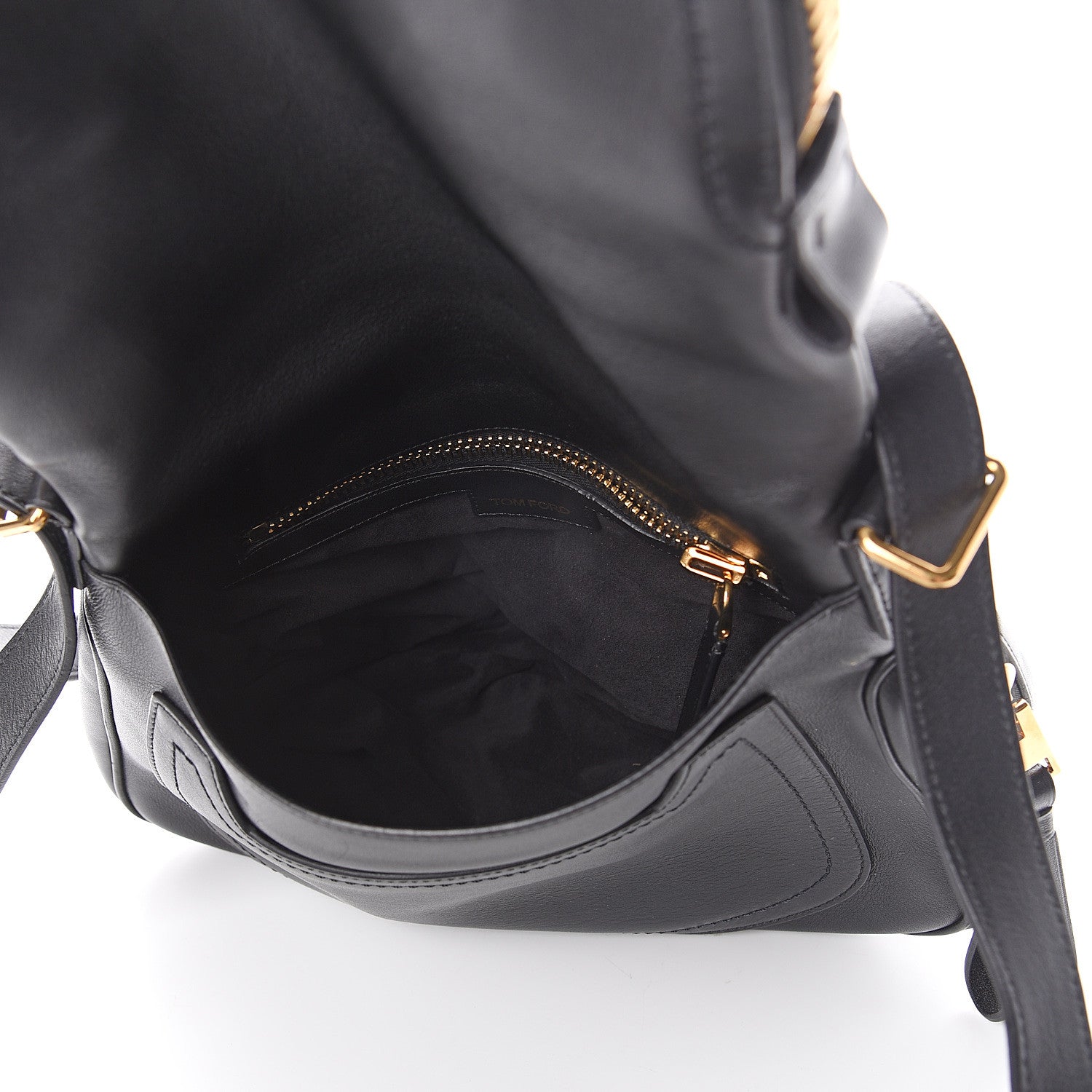 Tom Ford Calfskin Medium Jennifer Crossbody Bag Black 4 of 8