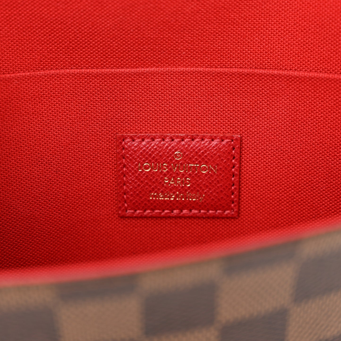 Damier Ebene Pochette Felicie Chain Wallet