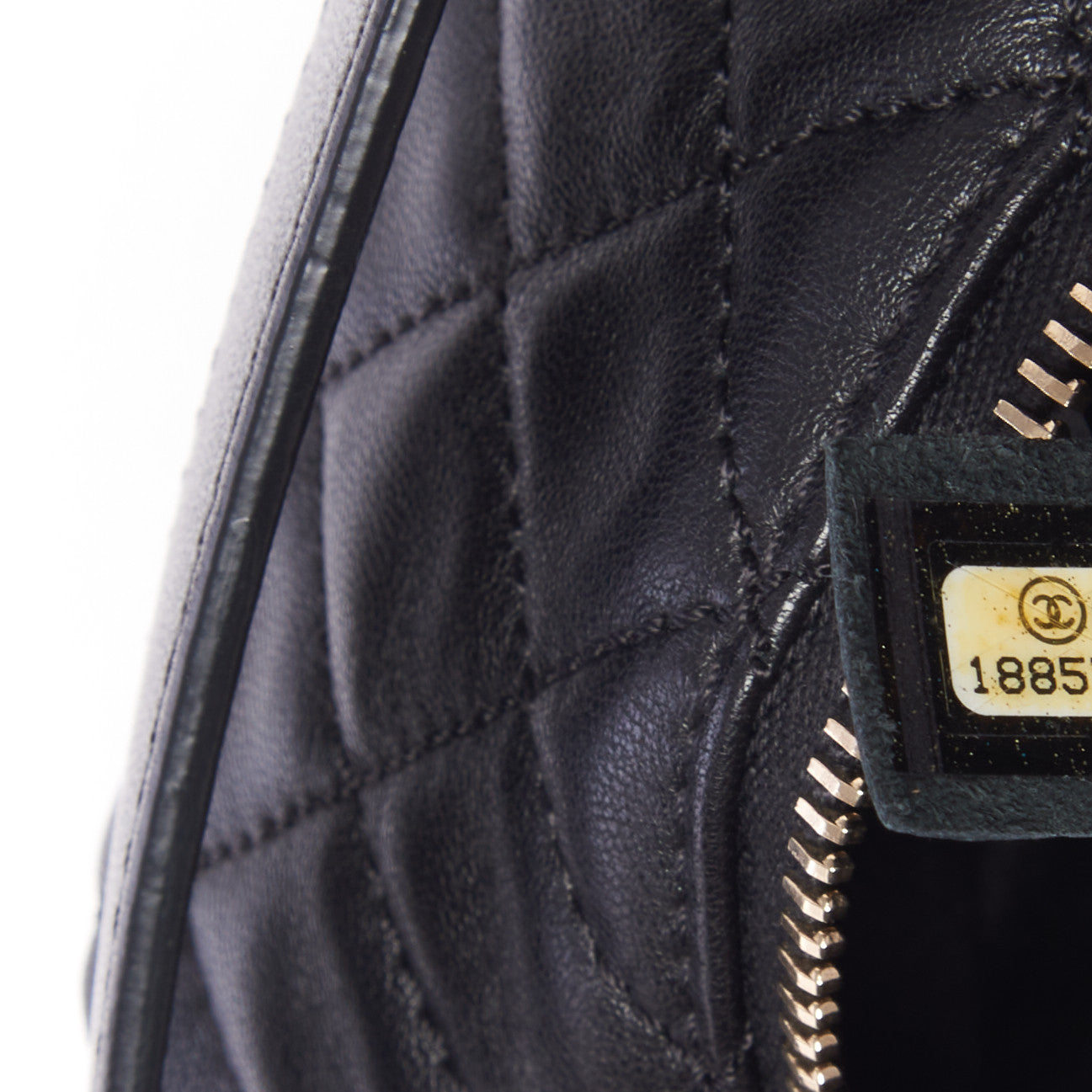 Chanel Lambskin Quilted Small Hobo Black 9 of 9