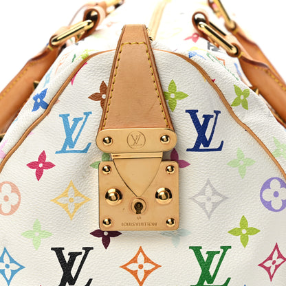 Louis Vuitton Monogram Multicolor Keepall 45 White 12 of 19