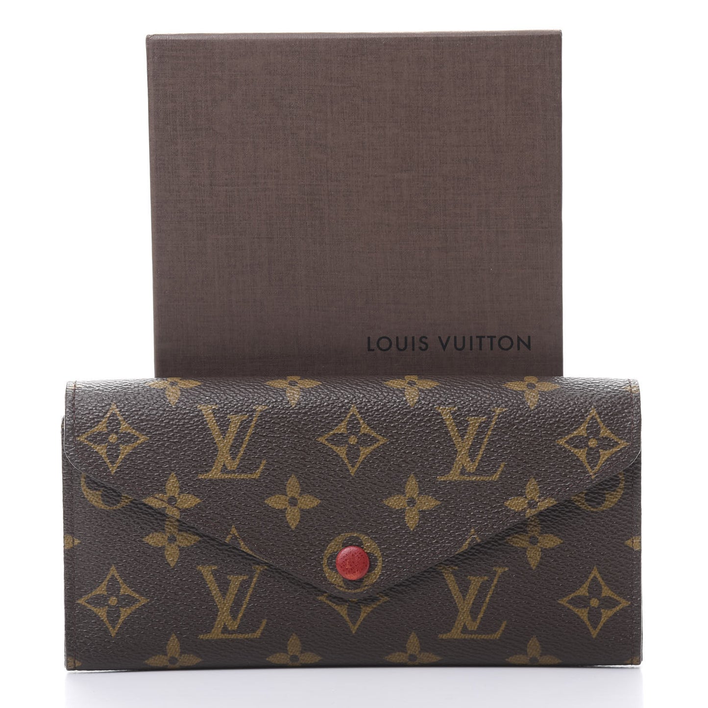 Monogram Josephine Wallet Red