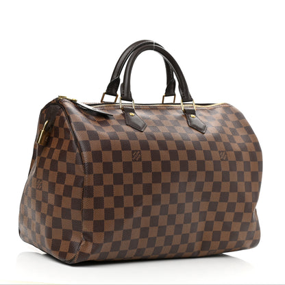 Louis Vuitton Damier Ebene Speedy 35 3 of 10