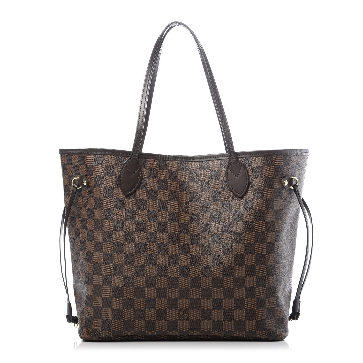 Louis Vuitton Damier Ebene Neo Neverfull MM Rose Ballerine 1 of 10
