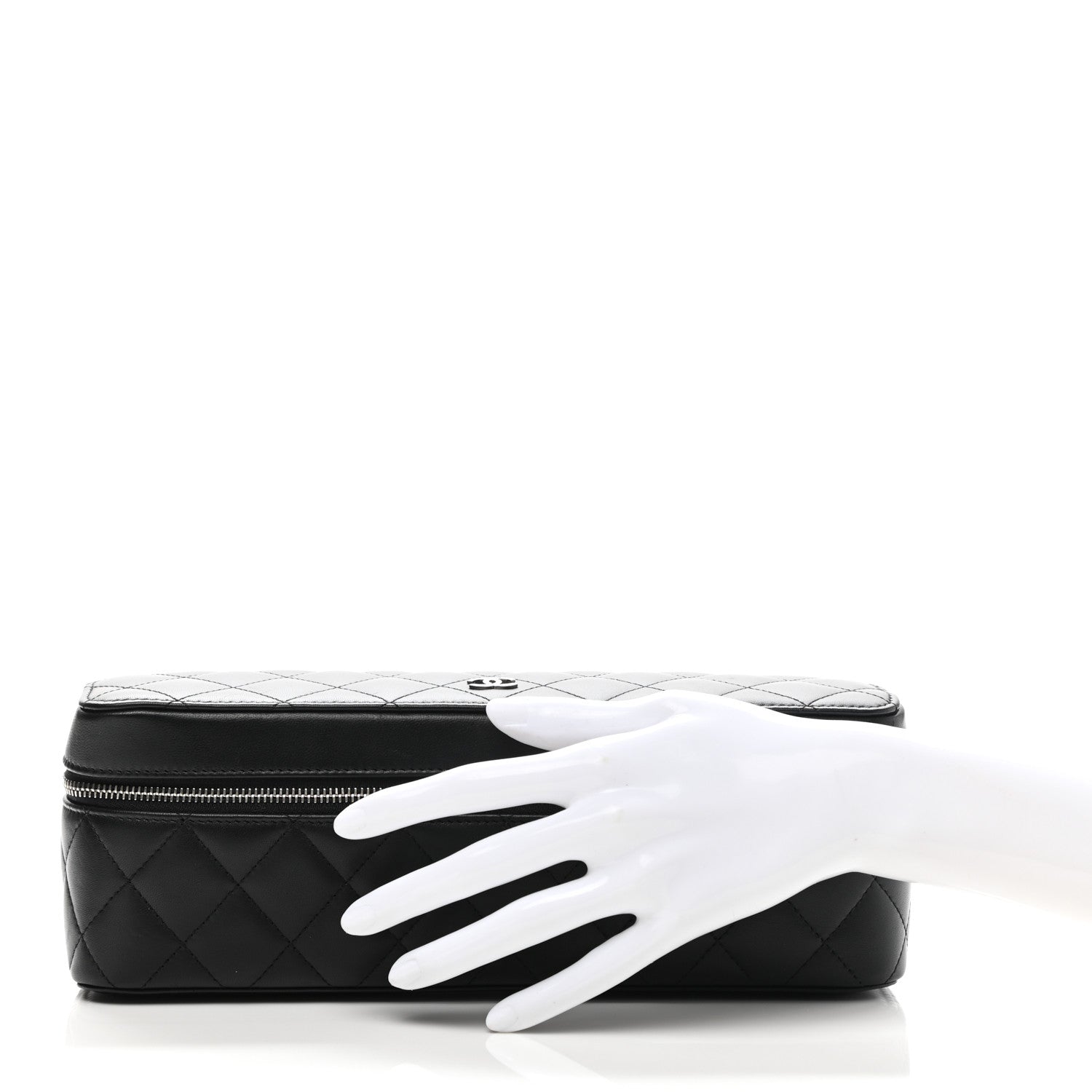Chanel Lambskin Quilted Watch Case Black 2 of 9