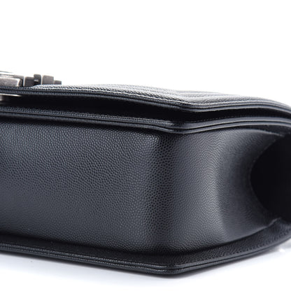 Chanel Caviar Quilted Medium Boy Flap Black 9 of 9