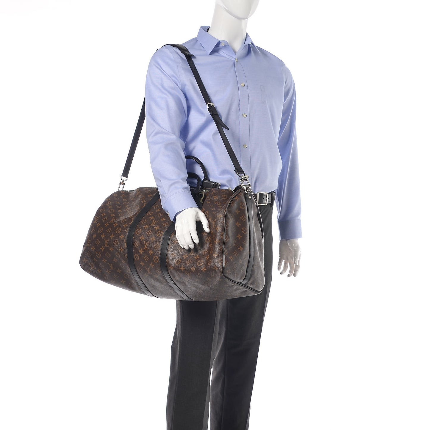 Monogram Macassar Keepall Bandouliere 55