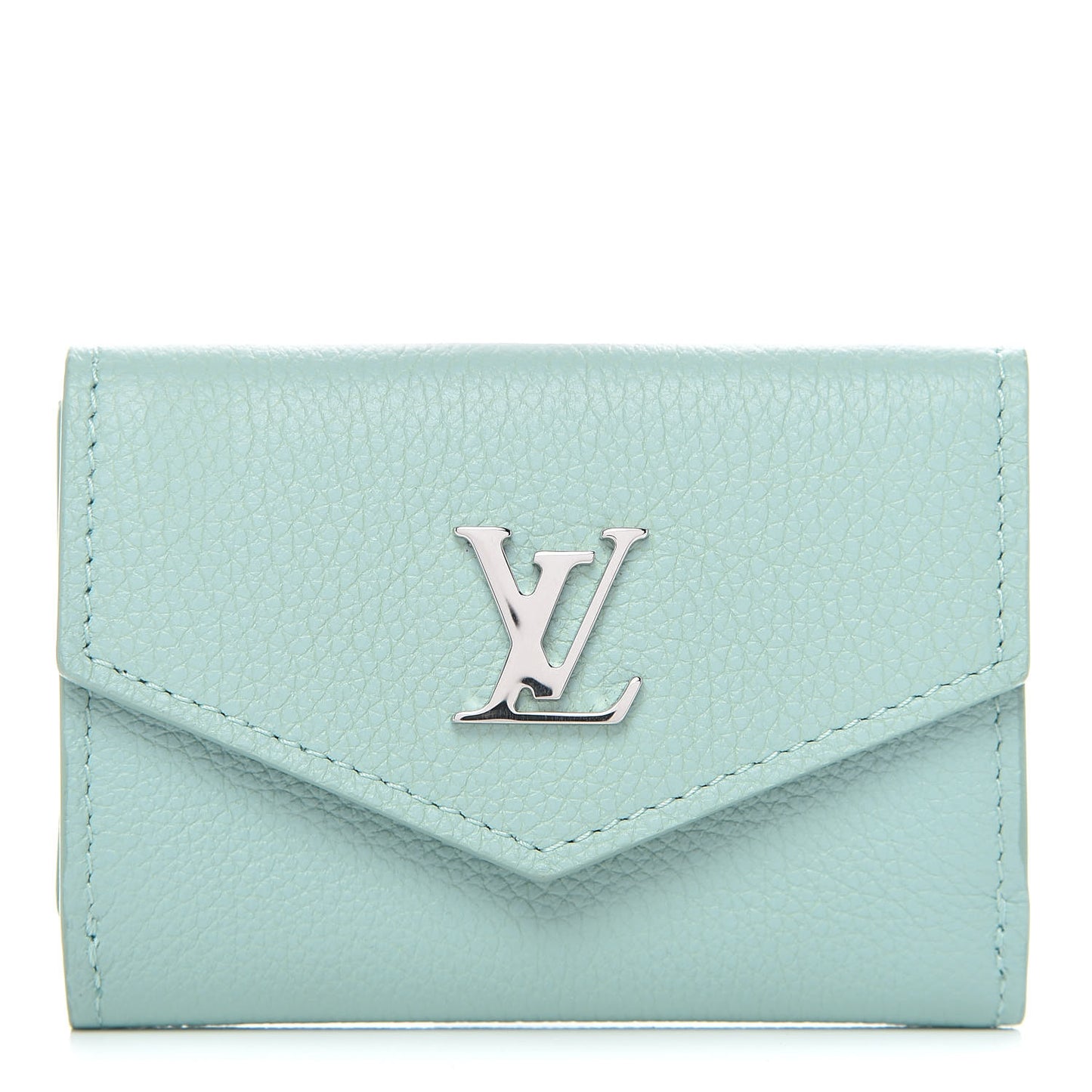 Calfskin Lockmini Wallet Menthe