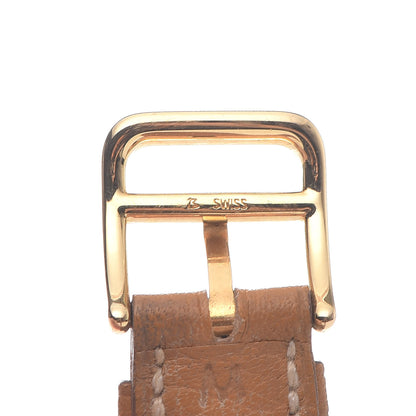 Hermes Stainless Steel Barenia 23mm Medor Quartz Watch Fauve 11 of 11
