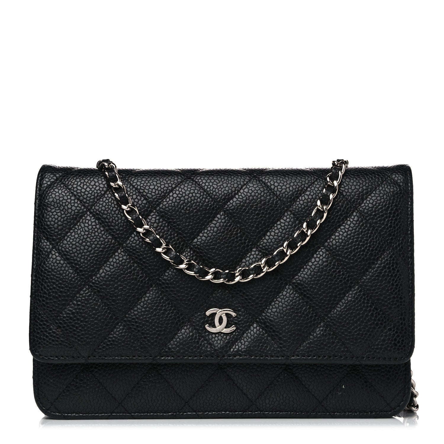 Chanel Caviar Quilted Wallet On Chain WOC Black 1 of 18