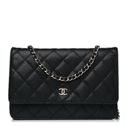 Chanel Caviar Quilted Wallet On Chain WOC Black 1 of 18