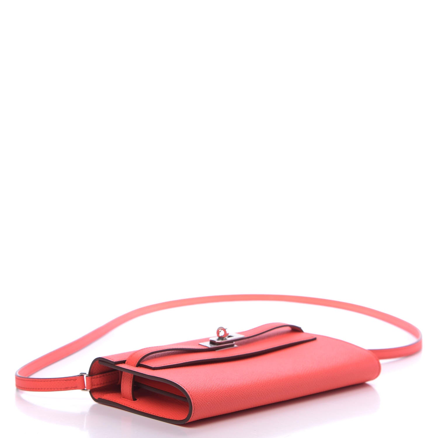 Hermes Epsom Kelly Wallet To Go Rose Texas 4 of 11
