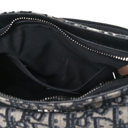 Christian Dior Oblique Mini Soft Saddle Bag Beige Black 9 of 9