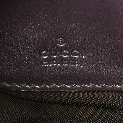 Gucci Metallic Soft Guccissima Heart Wristlet Senanque 6 of 6