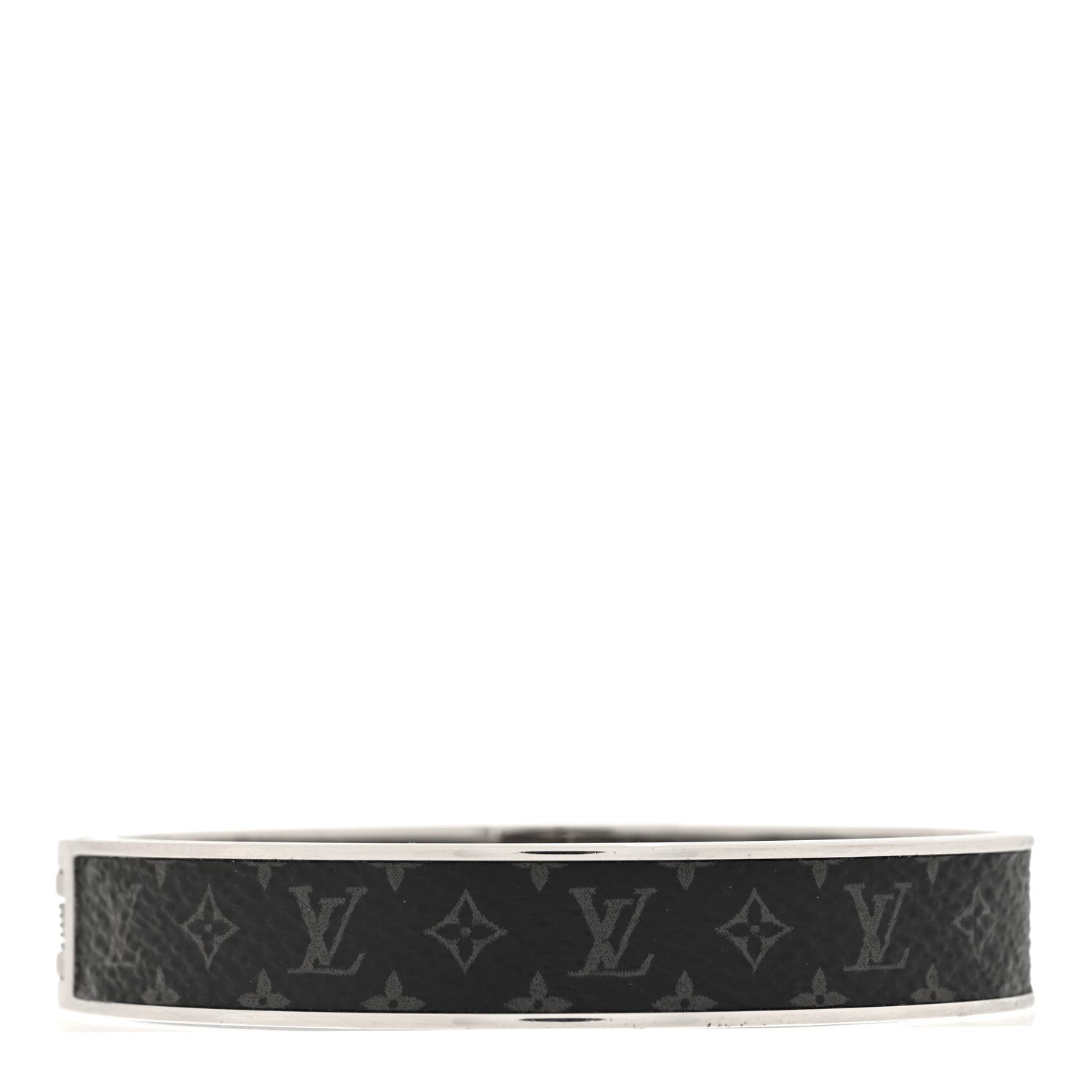 Louis Vuitton Monogram Eclipse Pin Lock Bracelet L 3 of 5