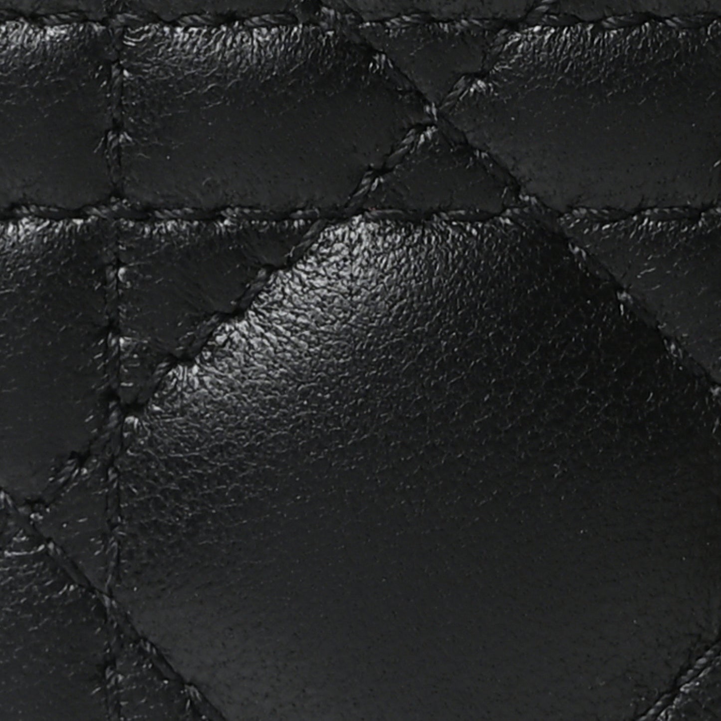 Lambskin Cannage Micro Lady Dior Black