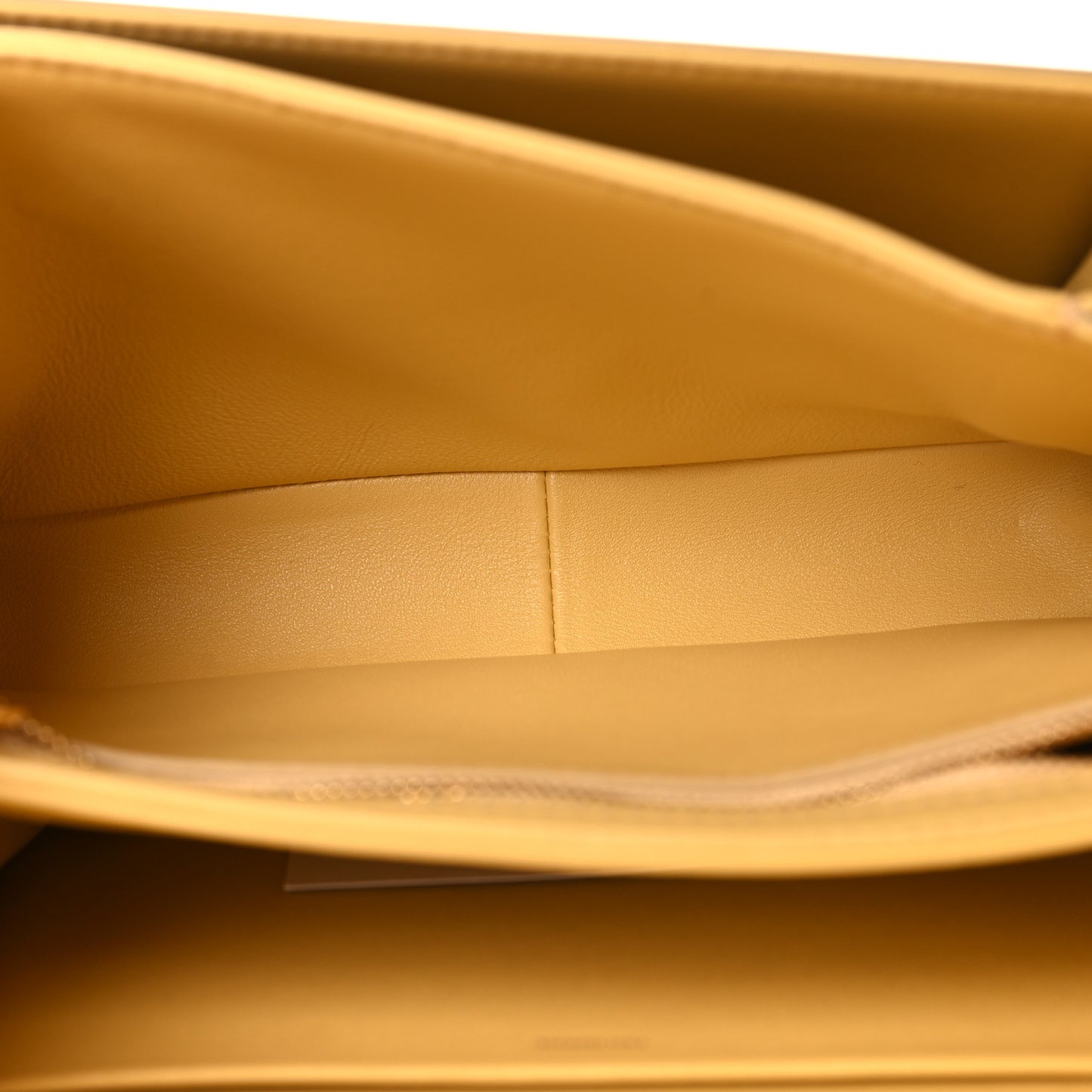 Shiny Calfskin Medium Triomphe Pollen