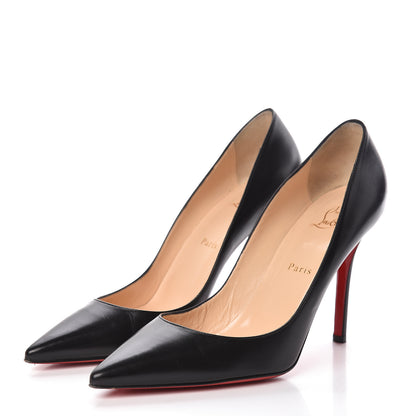 Christian Louboutin Kid Apostrophy 100 Pumps 39.5 Black 3 of 11