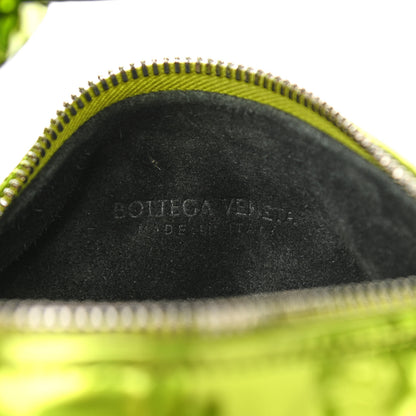 Bottega Veneta Metallic Crushed Calfskin Mini Jodie Chlorophyll 6 of 11
