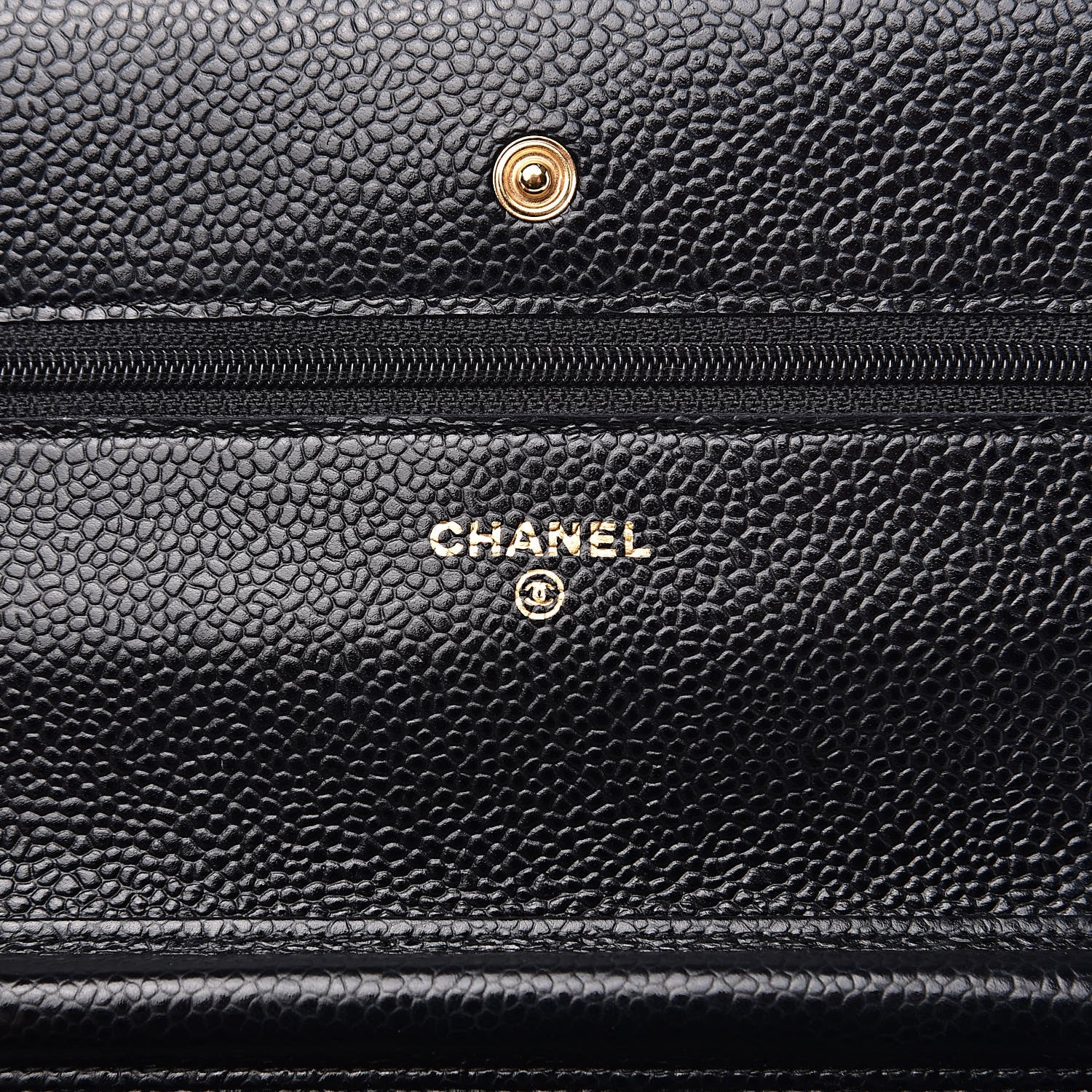 Chanel Caviar Quilted Wallet On Chain WOC Black 6 of 11