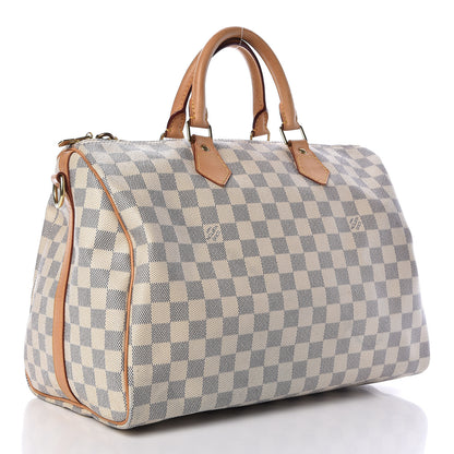 Louis Vuitton Damier Azur Speedy Bandouliere 35 3 of 10
