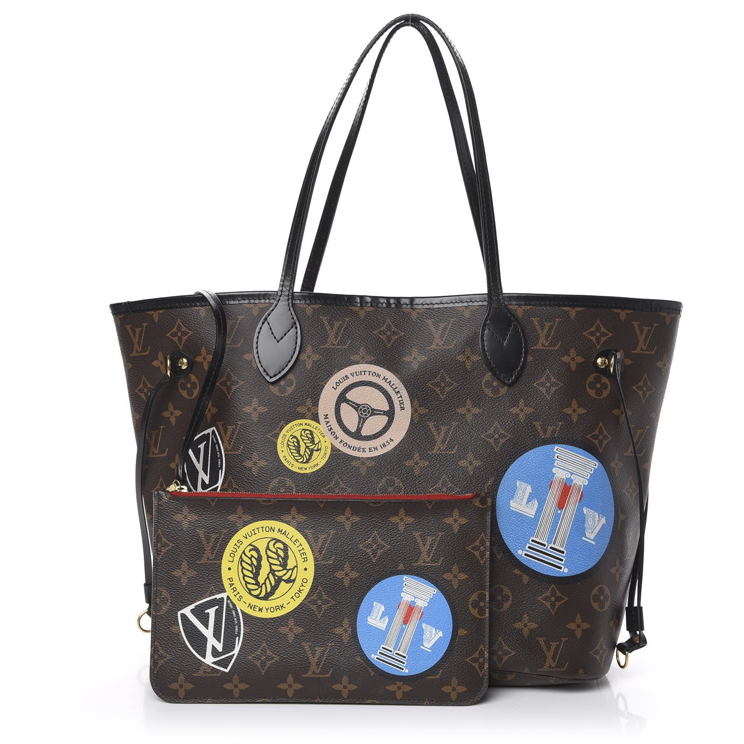 Louis Vuitton Monogram World Tour Neverfull MM 1 of 11