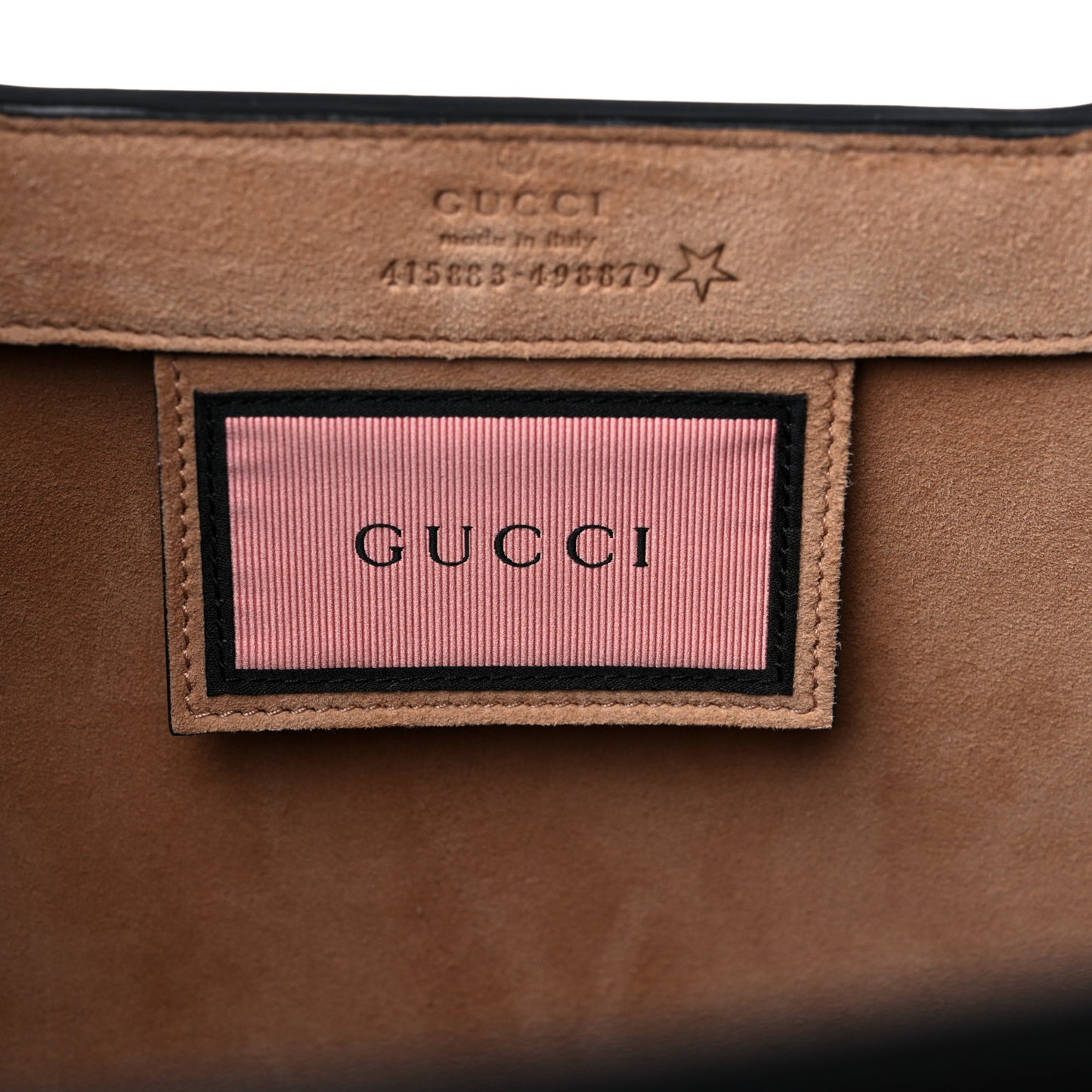 Calfskin GucciGhost Real Large XL Tote Black Yellow