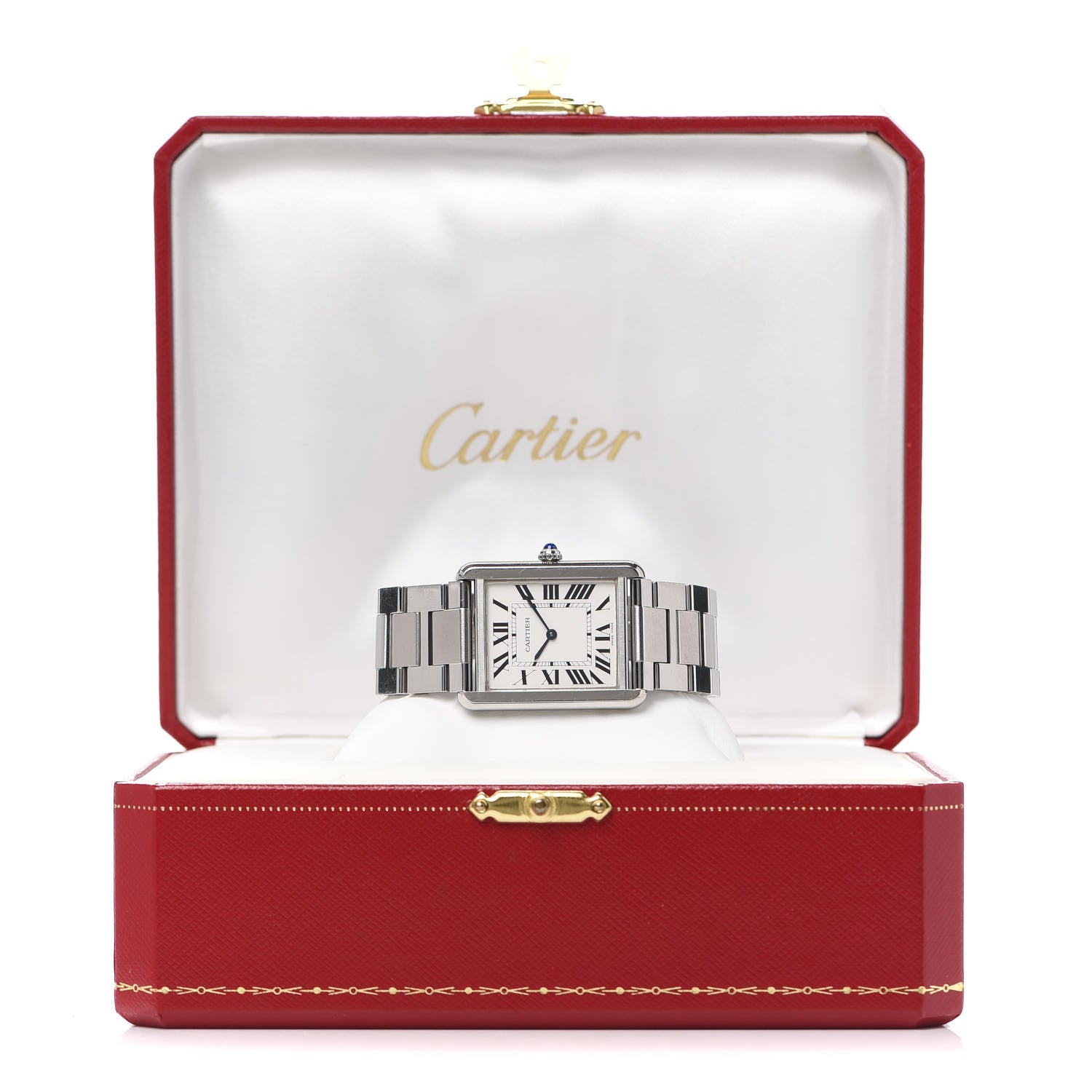 Cartier Stainless Steel 27mm Tank Solo Quartz Watch 7 of 7