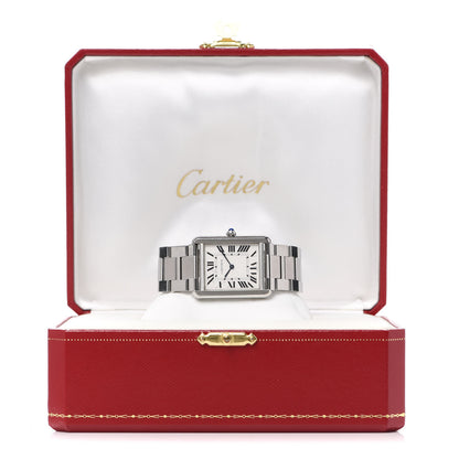 Cartier Stainless Steel 27mm Tank Solo Quartz Watch 7 of 7