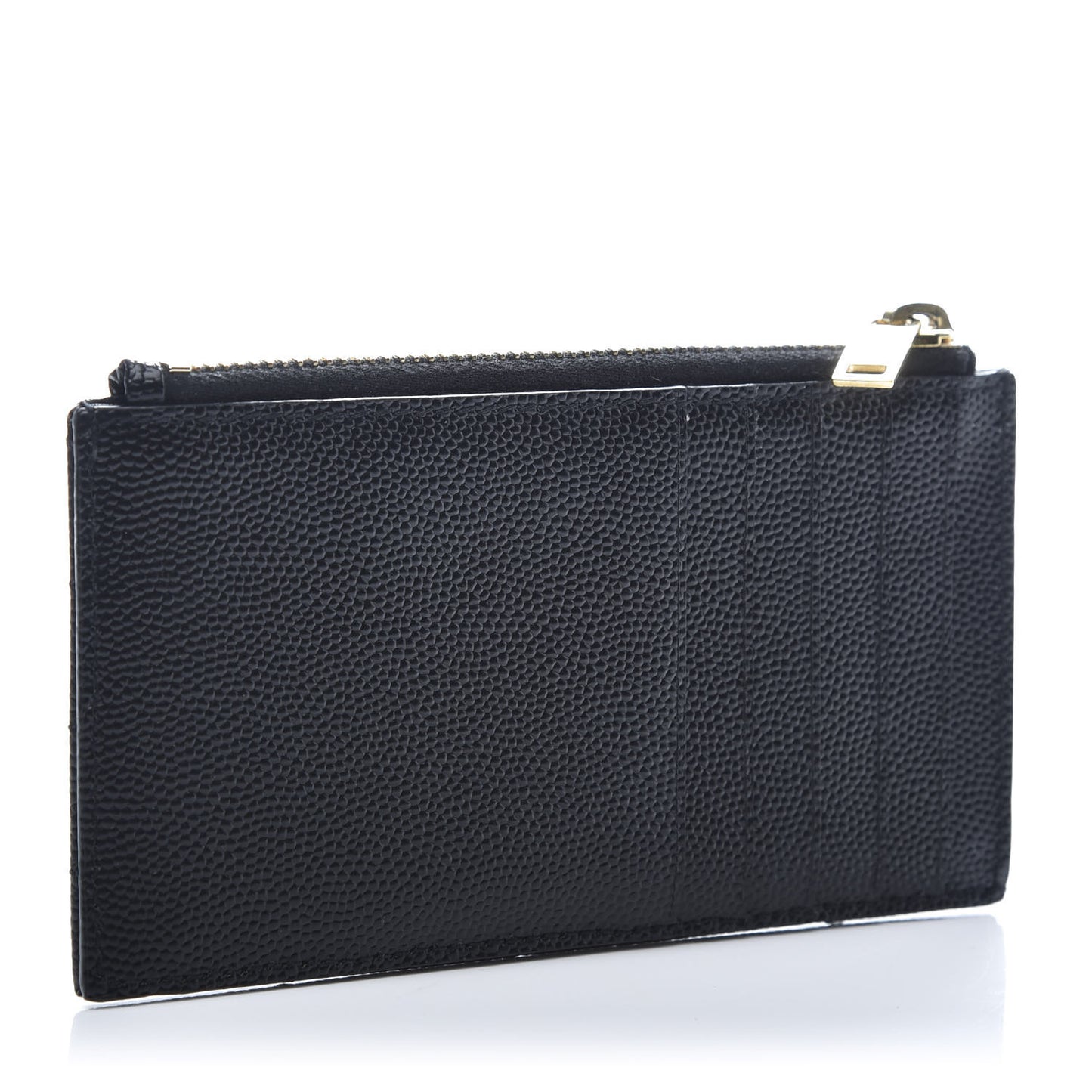 Monogram Grain de Poudre 5 Fragments Zip Pouch Card Holder Black