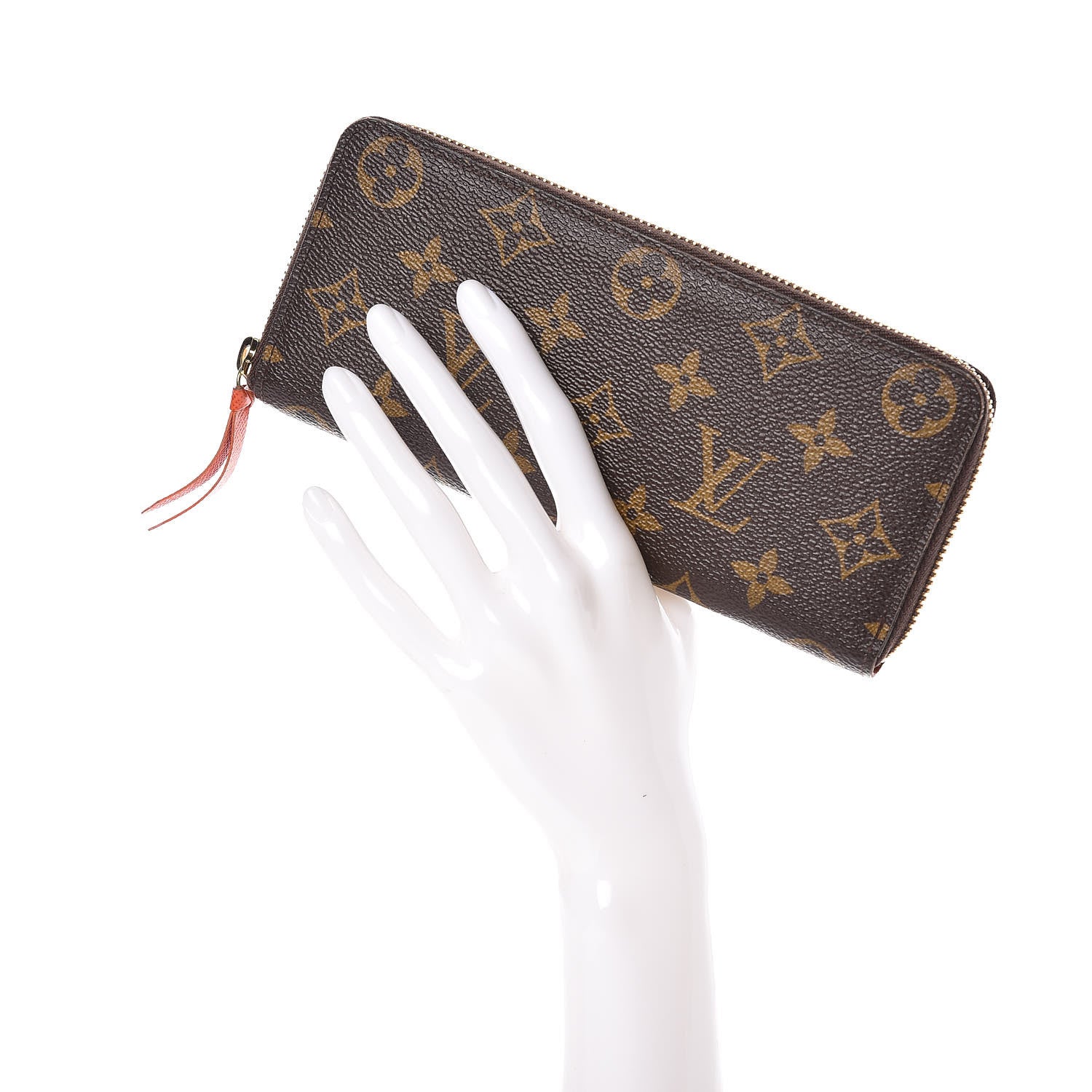 Louis Vuitton Monogram Clemence Wallet Piment 2 of 7
