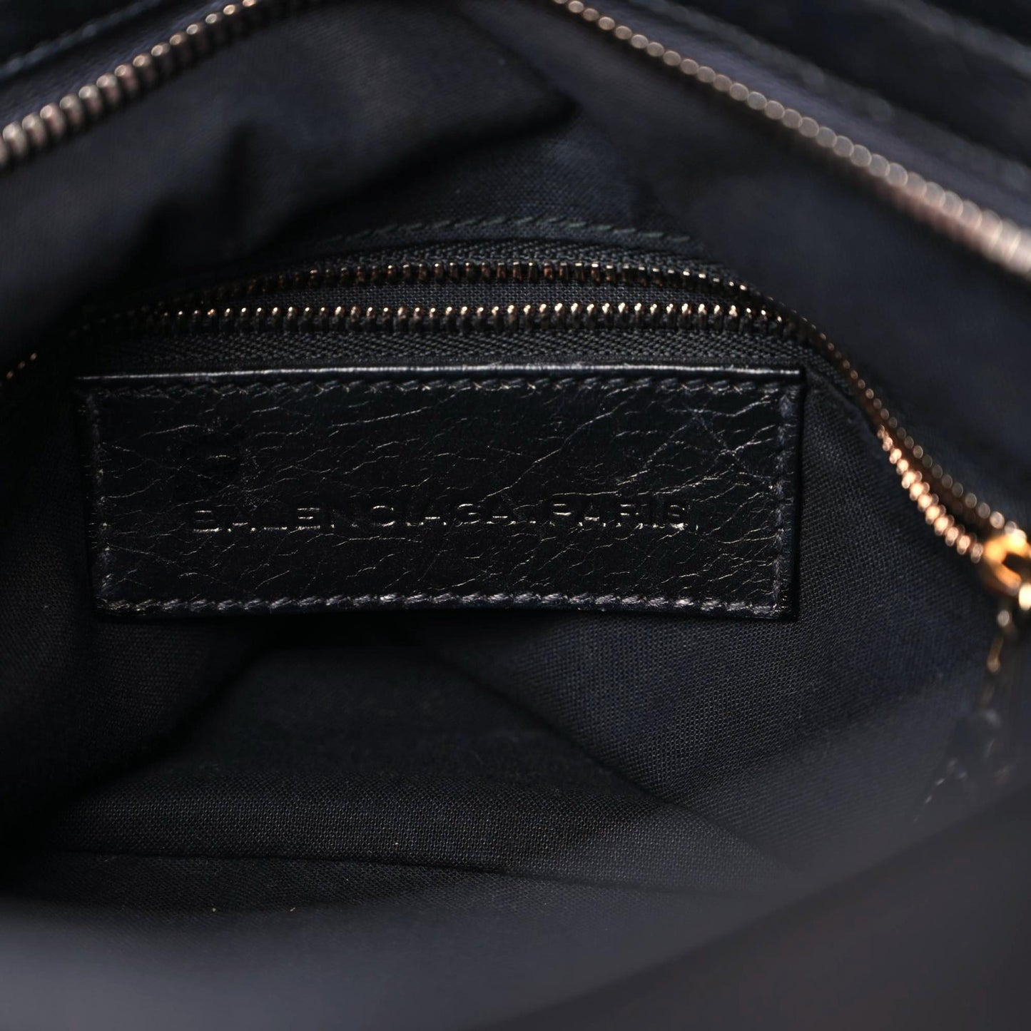 Agneau Giant 12 Rose Gold Hardware Town Black