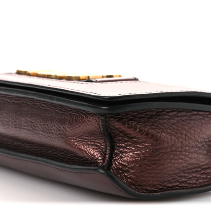 Christian Dior Metallic Calfskin J'Adior Chain Flap Bag Noisette 9 of 12