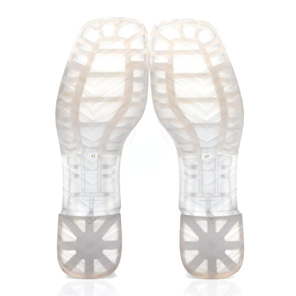 Gucci Rubber Gucci Logo Womens Platform 20/60mm Slide Sandals 41 Transparent 4 of 4