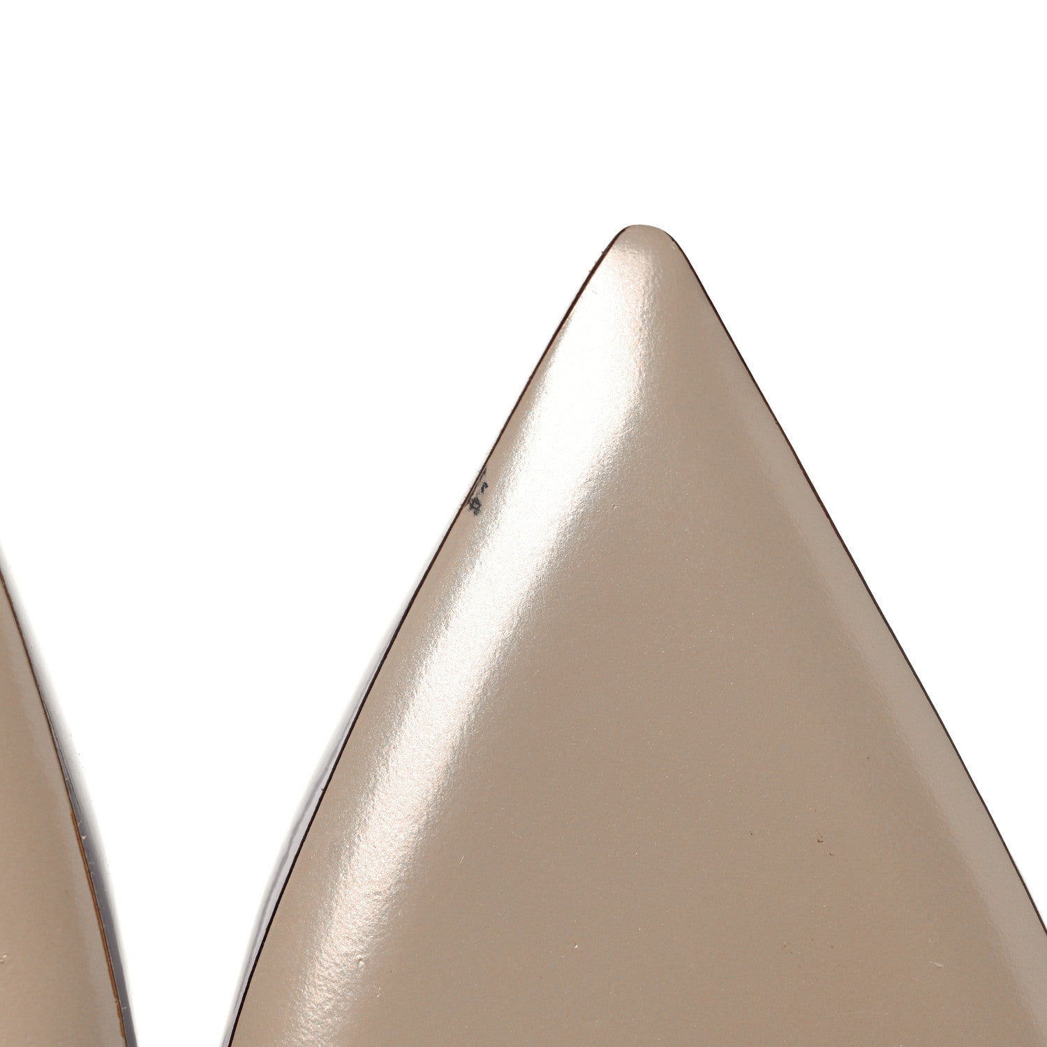 Valentino Garavani Patent Rockstud Slingback Flats 37 Pastel Grey Poudre 8 of 9