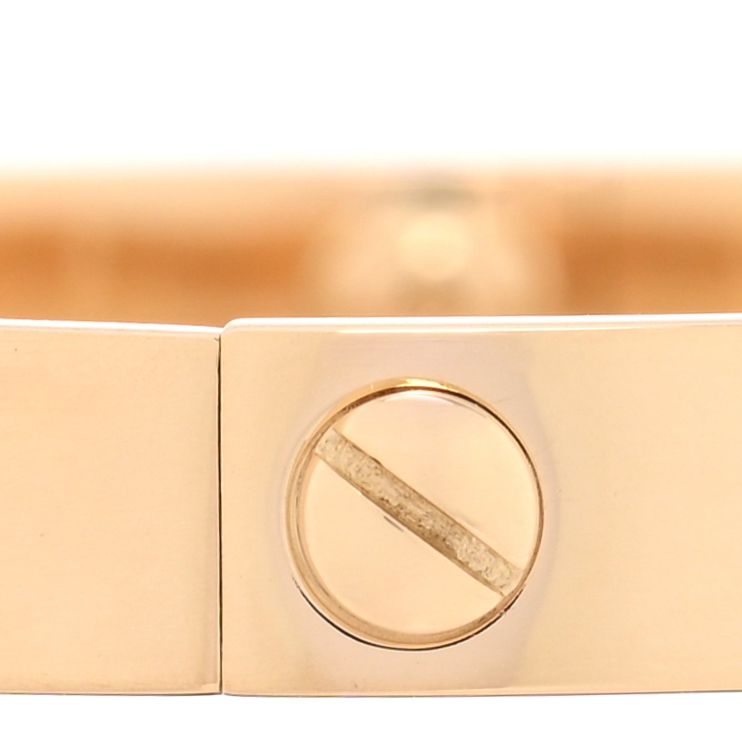 18K Yellow Gold 4 Diamond LOVE Bracelet 16