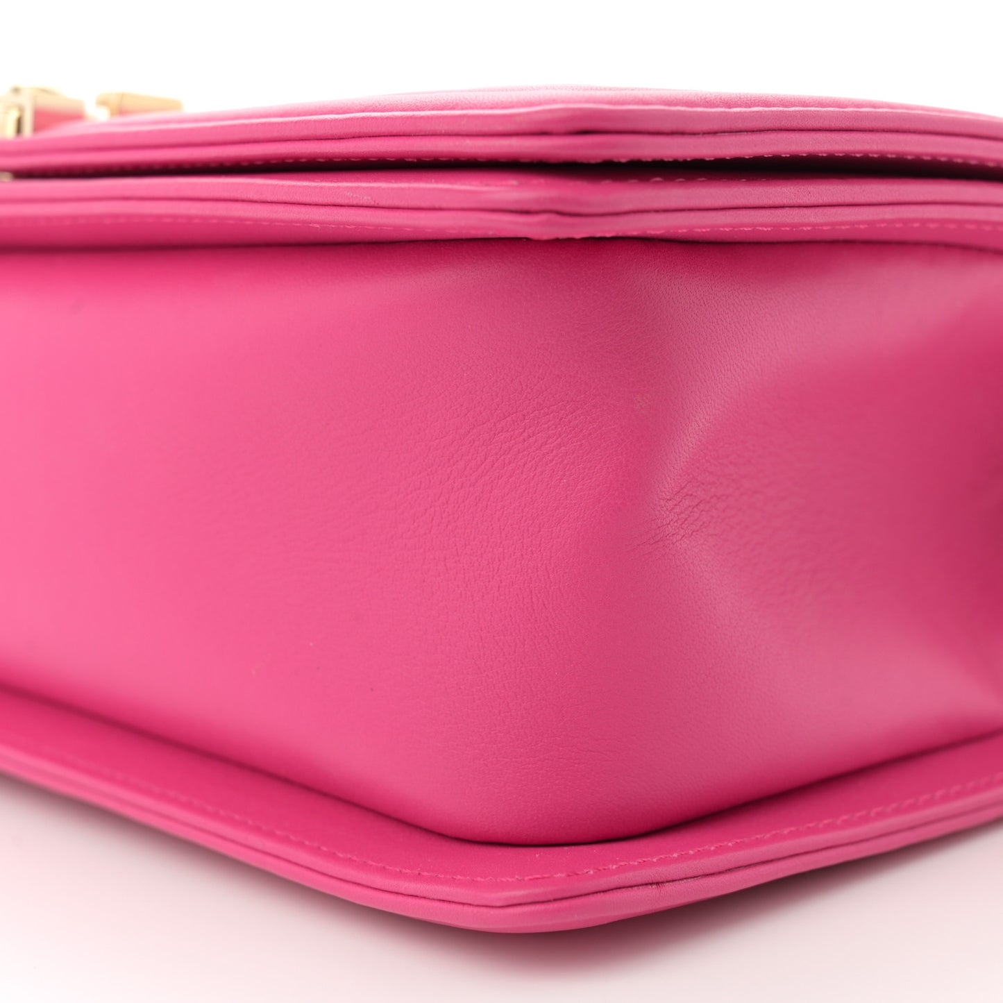 Lambskin Quilted Medium Boy Flap Pink