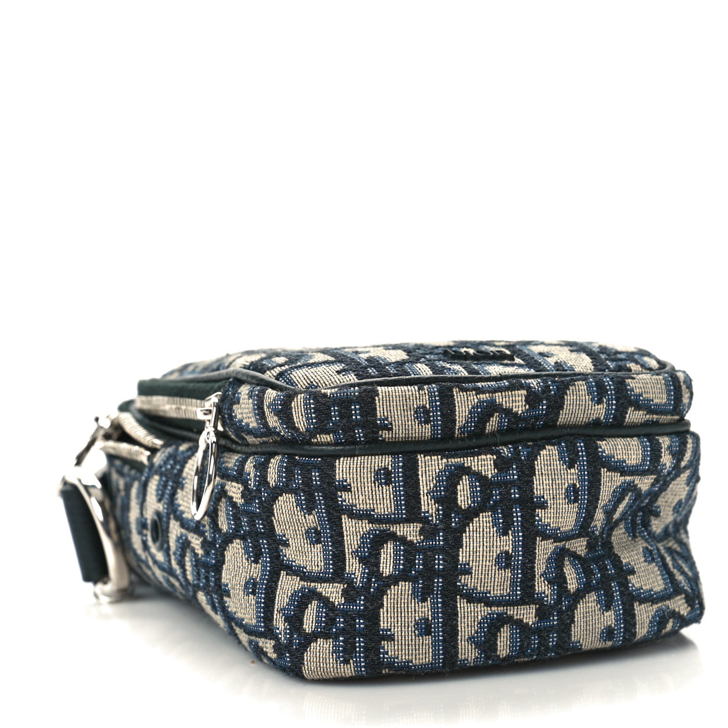 Christian Dior Oblique Crossbody Bag Blue 4 of 9