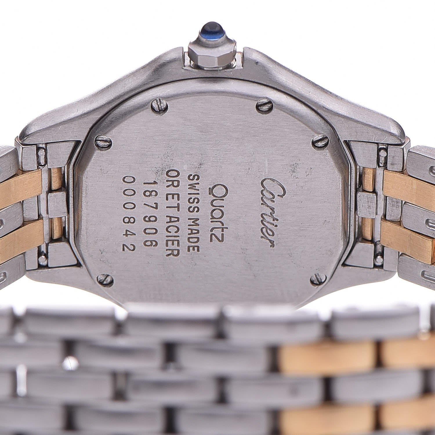 Cartier Stainless Steel 18K Yellow Gold 26mm Cougar Quartz Watch 5 of 6