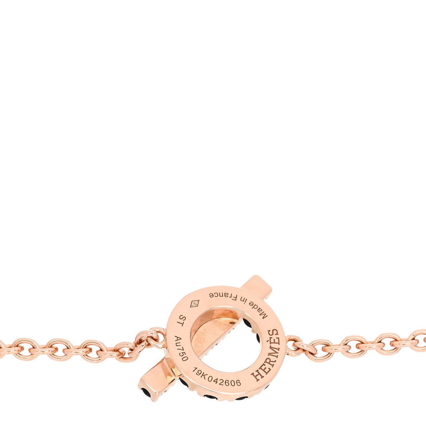 18K Rose Gold Black Spinel Finesse Bracelet ST