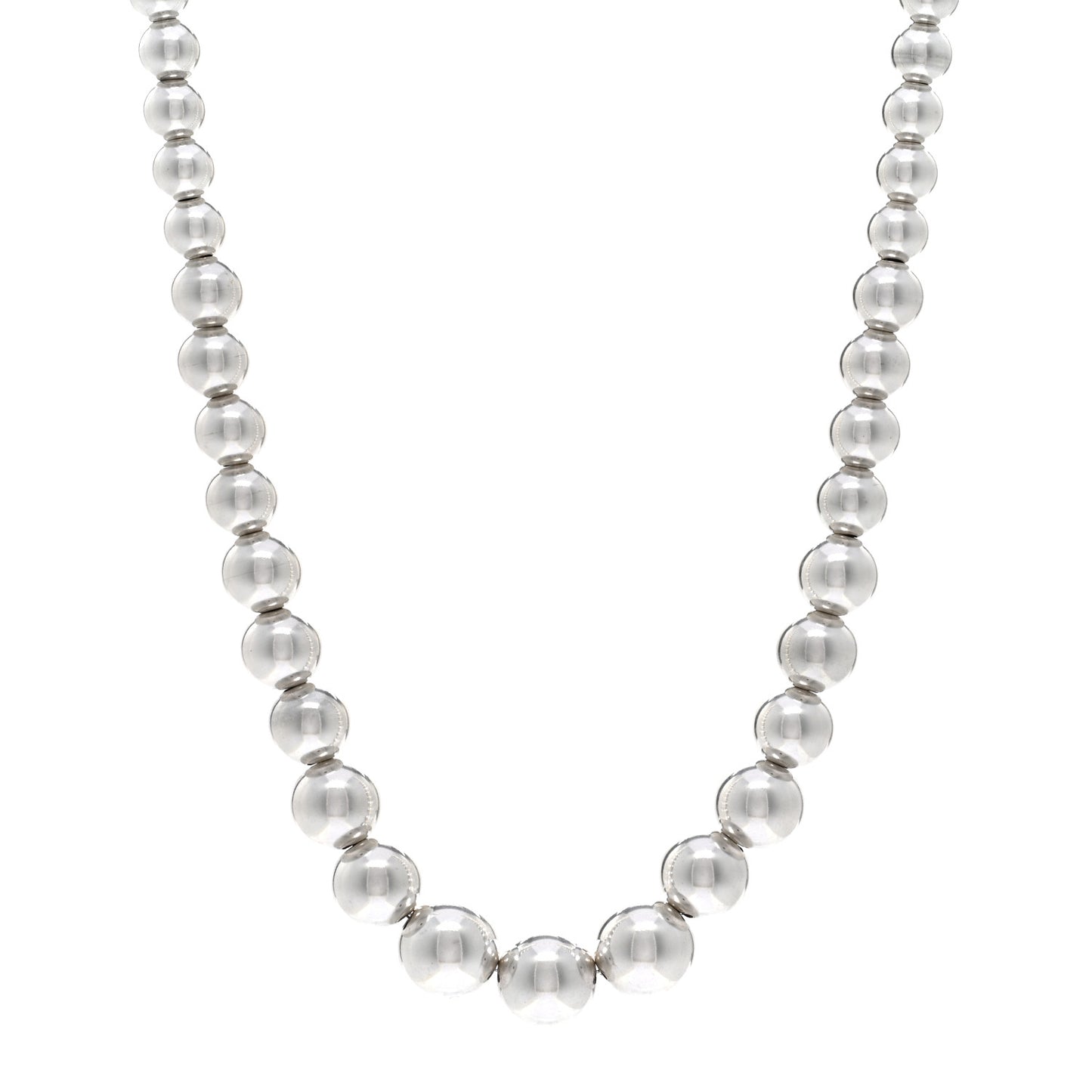 Sterling Silver HardWear Graduated Ball Necklace