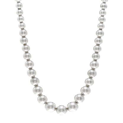 Tiffany Sterling Silver HardWear Graduated Ball Necklace 1 of 4