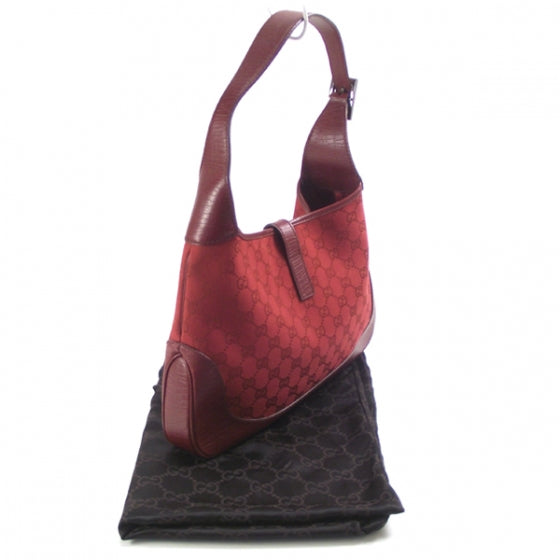 Gucci Monogram GG Signature Jackie O Red 3 of 12