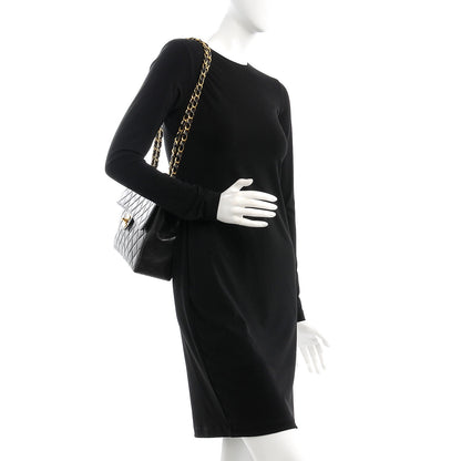 Chanel Lambskin Quilted Jumbo Single Flap Black 3 of 9