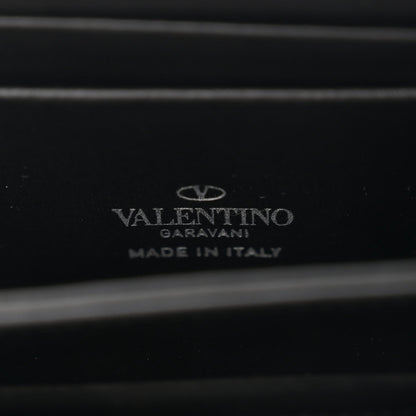 Valentino Garavani Calfskin VLTN Print Wallet Crossbody Bag Navy 3 of 7