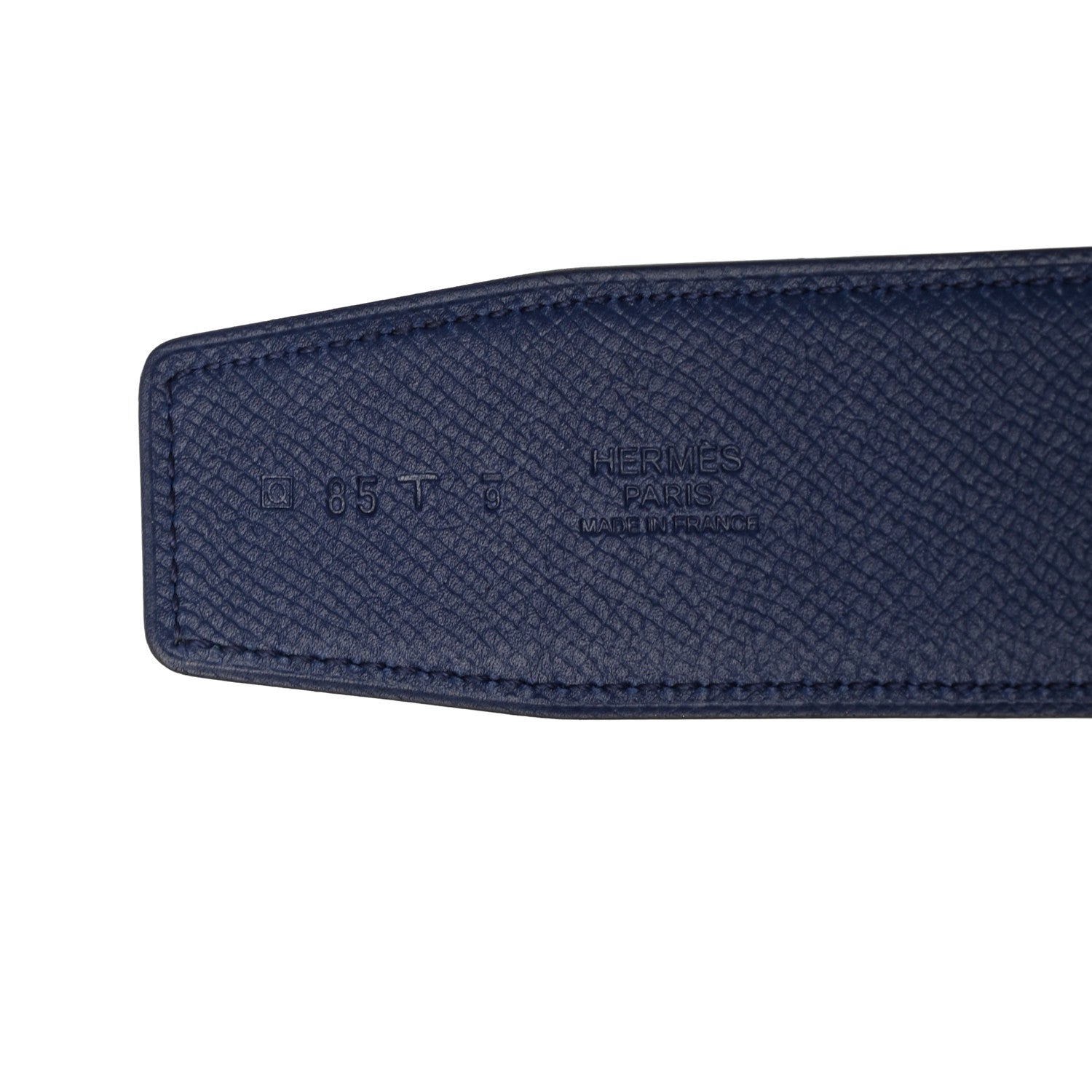 Hermes Epsom Swift 42mm Constance 2 H Belt 85 Bleu Izmir Bleu Saphir 3 of 5